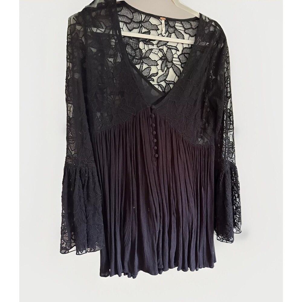 Free People Black Lace Dress Size Small